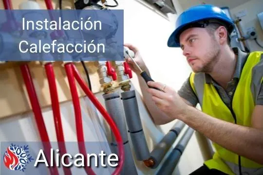 Instalación de calefacción en la provincia de Alicante