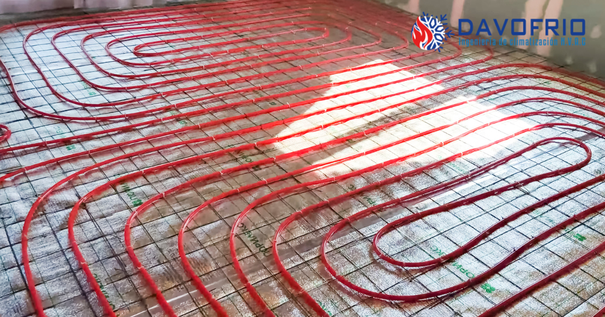 Instalación de suelo radiante con aerotermia: ventajas, costes y proceso completo